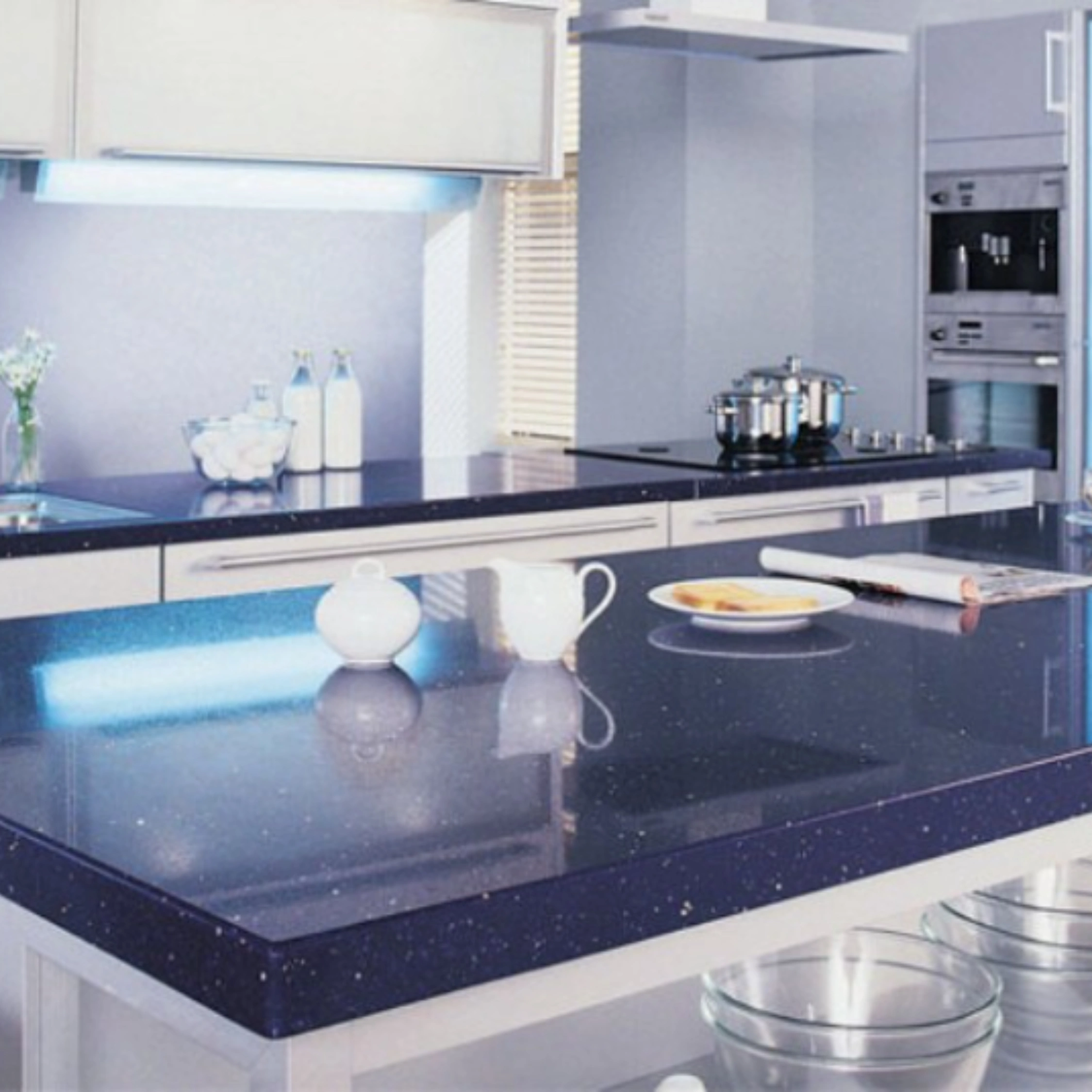 Blue Galaxy Quartz
